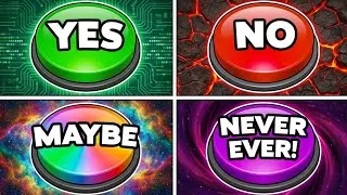 Thumbnail: Choose One Button! 🟢 YES or 🔴 NO or 🟡 MAYBE or 🚫 NEVER!