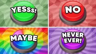Thumbnail: Choose One Button - YES, NO, MAYBE or NEVER! 🤔💭 | Ultimate Challenge