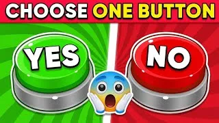 Thumbnail: Choose One BUTTON...! 😱🤔 YES or NO Challenge 🟢🔴 | Ultimate Quiz Game 2026