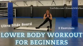 Thumbnail: Ultra Slide Board Lower Body Workout for Beginners : 3 Exercises