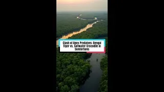 Thumbnail: Clash of Apex Predators: Bengal Tiger vs. Saltwater Crocodile in Sundarbans