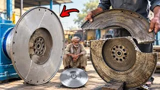 Thumbnail: Remarkable Restoration! How Master Mechanic Repairs a Critically Damaged Clutch Flywheel 