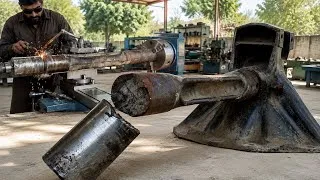Thumbnail: A Huge Suspension Trunnion Shaft was Broken Now This Expert Mechanic Repaired Successfully