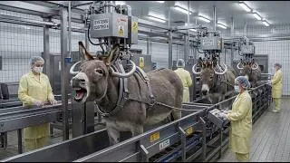 Thumbnail: How Donkey Milk Becomes Luxury Soap 😱 | Inside the Premium Soap Factory