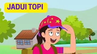 Thumbnail: Jadui Topi 🧢 & The Selfie-Loving Rooster! 🤳🐓 | Top Hindi Moral Stories for Kids