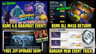 Thumbnail: BGMI 4.6 BRAINROT MODE | GROUP PURCHASE BARGAIN | FREE UPGRADE JS9 & M416 RETURN | NEXT UC UP EVENT