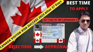 Thumbnail: CANADA TOURIST VISA SUCCESS 2023 AFTER 37 DAYS !! VFS GLOBAL APPOINTMENT !! BEST TIME TO APPLY