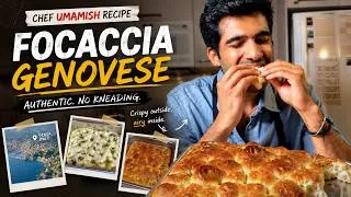 Thumbnail: Big Bubble, NO-Knead Authentic Focaccia Bread | SOFT & EASY Focaccia! | Crispy Bottom & Airy Inside