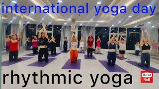 Thumbnail: Group Yoga Performance| Rhythmic Yoga Dance| International Yoga Day 2025| yoga dance | #rhythmicyoga