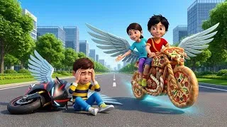 Thumbnail: Shiva Vs Rudra  Ultimate Bike Race Cartoon  New Episode. #shiva #rudra 