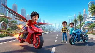 Thumbnail: Poor Delivery Shiva vs Rudra Luxury Life | Old Bicycle to Flying Wing Bike | Shiva vs Rudra. 