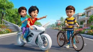 Thumbnail: Poor Rudra vs Shiva Luxury Life | Reva Rejected Poor Rudra | Anaconda Bike vs R15 Bike | 