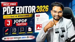 Thumbnail: Best Free PDF Editor 2026 for Mac & Windows | JOPDF Editor से Edit, Merge, OCR, Annotate & Convert