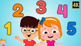 Thumbnail: Learn Numbers 1–10 with Fun Cartoon Songs & Learning Rhymes for Kids