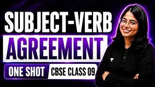 Thumbnail: Subject-Verb Agreement in One Shot 🔥 | 15 Rules + Tricks | Class 9 English | Oshin Ma'am