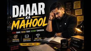 Thumbnail: DARR ka mahool? CA Foundation Sep 2026 Exams | CA Shantam Gupta