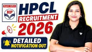 Thumbnail: HPCL Recruitment 2026 | Eligibility, Selection Process & Salary Structure | Official Notification