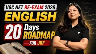 Thumbnail: UGC NET English Re-exam 2026 | 20 Days Strategy for English Re Exam | UGC NET Re Exam | Ayesha Mam