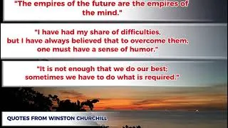 Thumbnail: Collection of Winston Churchill quotes | Best Motivational & Inspirational Quotes of the Day