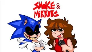 Thumbnail: FNF Smoke & Mirrors got me like: (unfinished animation)