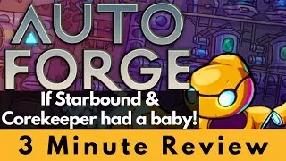 Thumbnail: Autoforge - factory building platformer like Starbound and Corekeeper!