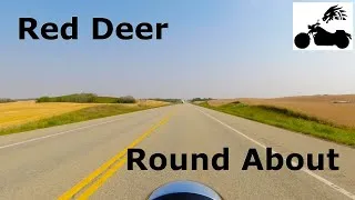 Thumbnail: Red Deer Round About – Motorcycle Ride