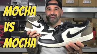 Thumbnail: How Do The Air Jordan 1 Dark Mocha Lows compare to the Highs?