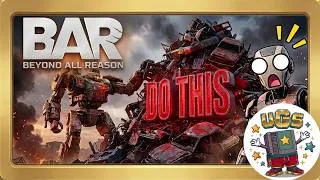 Thumbnail: Beyond All Reason Tips and Guides (Commander, Building, Unit Control, and More!)