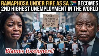 Thumbnail: SA🇿🇦YOUTHS BLASTS RAMAPHOSA😭 AS SOUTHAFRICA BECOMES 2ND HIGHEST UNEMPLOYMENT IN THE WORLD 
