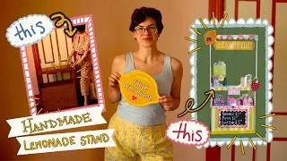 Thumbnail: Making a Whimsical Lemonade Stand from a Thrifted Cabinet (using things I already had)