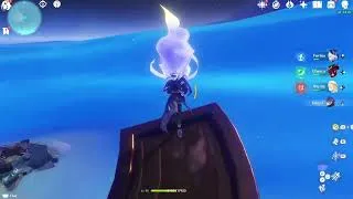 Thumbnail: [Genshin Impact] Unlocking secret area in Moontide Sea Lunar Highlands #genshinimpact #columbina