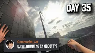Thumbnail: Programming Wallrunning in my Game with Godot