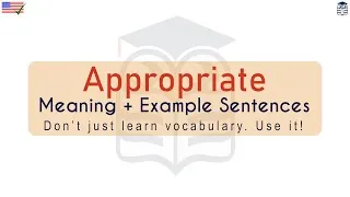 Thumbnail: Appropriate Meaning : Definition of Appropriate