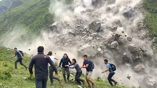 Thumbnail: 34 Minutes of Rockfalls and Landslides