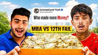 Thumbnail: MBA VS 12 TH Fail | Who Can Make More Money In 24 Hours !