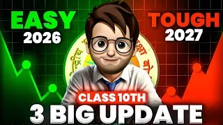 Thumbnail: CBSE 3 BIG UPDATES🔥 10th - BOARDS 2027 will be Tough? || Cbse Latest Update || Cbse Circular