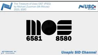 Thumbnail: The Treasure of Usas OST (PSG) - Michael Zuurman (Mr.Mouse) - (2020) - C64 chiptune