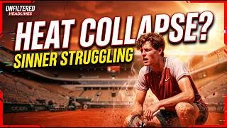 Thumbnail: The Heat is ON in Paris: Sinner’s Fitness Struggle & French Open Chaos 🚨🎾