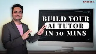 Thumbnail: Stop Chatting. Build a Real AI Agent (Part 1) #ai #aiproject #aitutor