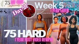 Thumbnail: the daily work of an over 100 lb weight loss journey (from 250-175 so far) + looking back at 75 Hard