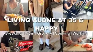 Thumbnail: Day in the Life of a 35-Year-Old Man Living Alone | Gym, Grocery Run, Cooking & Work From Home