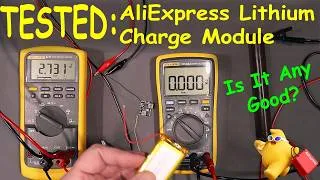 Thumbnail: Uni-Byte 0328 - Testing an AliExpress 4056 Based Li-ion CHARGE Module.