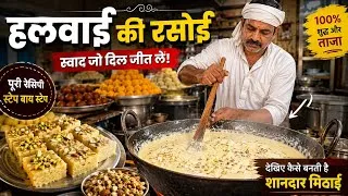 Thumbnail: हलवाई की रसोई में बन रही है ऐसी मिठाई 😍 | पूरी प्रक्रिया देखकर मज़ा आ जाएगा!