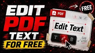Thumbnail: 📝 PDF Text Edit For FREE | Simple Way 