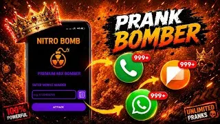 Thumbnail: 🔥 PRANK BOMBER APP 💥 Unlimited Call & SMS Prank With Friends !!!