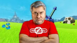 Thumbnail: Can My Video Game HATER DAD Beat BREATH OF THE WILD?