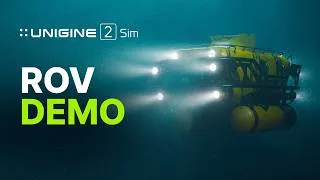 Thumbnail: Underwater ROV (Remotely Operated Vehicle) Simulator - Powered by UNIGINE 2 Sim