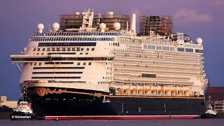 Thumbnail: DISNEY ADVENTURE | maiden sailing of DISNEY CRUISE LINE ship & last day at MEYER WISMAR shipyard |4K
