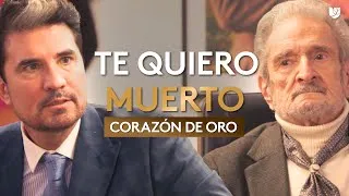 Thumbnail: Eugenio le desea la muerte a su padre | Corazón De Oro | Capítulo 8 | 3/5