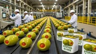 Thumbnail: 60 Million Olive Trees to One Jar: How Stuffed Olives Are Made in Factory